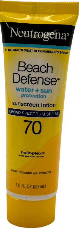 Neutrogena – Beach Defense – Water + Sun – SPF  70  – 1.0 FL OZ