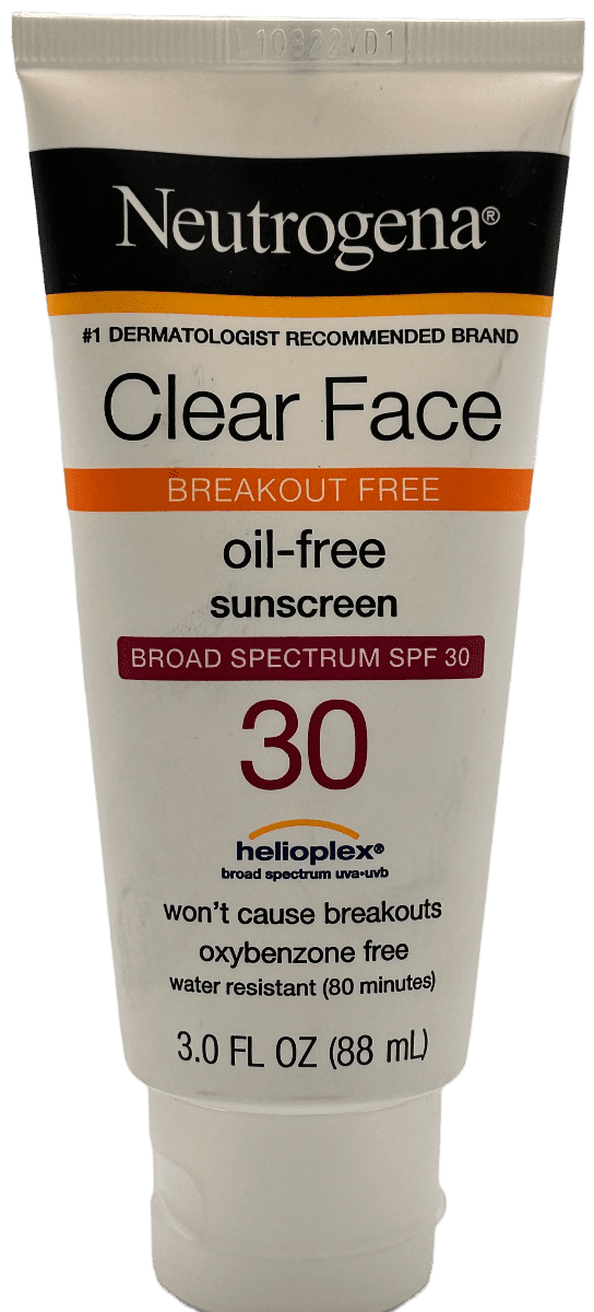 Neutrogena Clear Face – Oil-Free Sunscreen – SPF 30 – 3 FL OZ