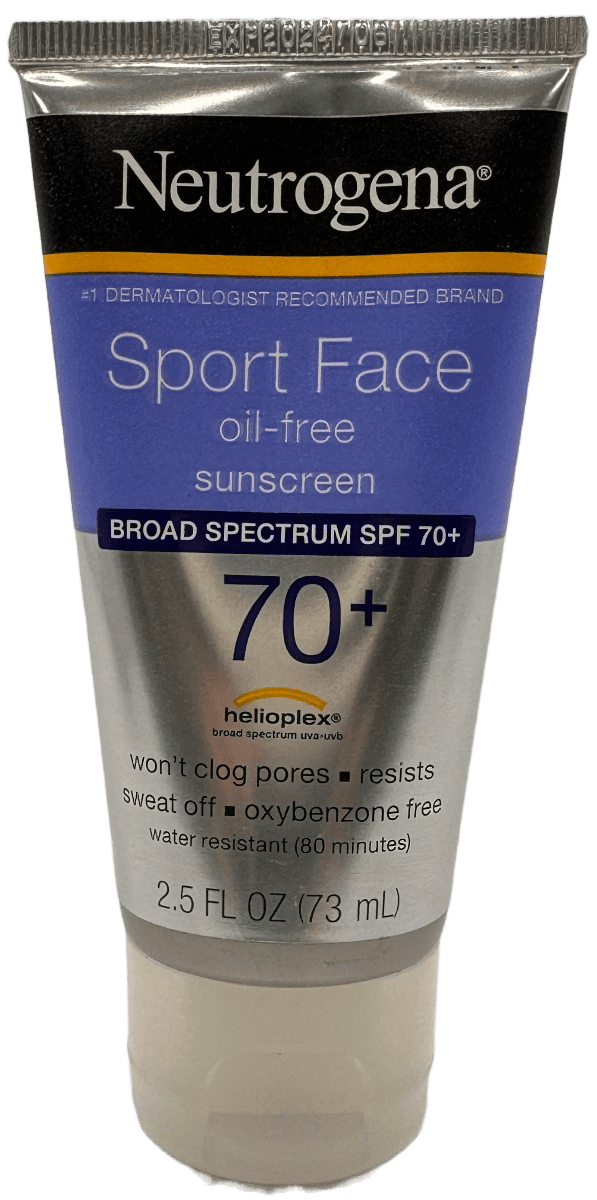 Neutrogena – Sport Face – Oil Free Sunscreen – SPF 70 + – 2.5 FL OZ