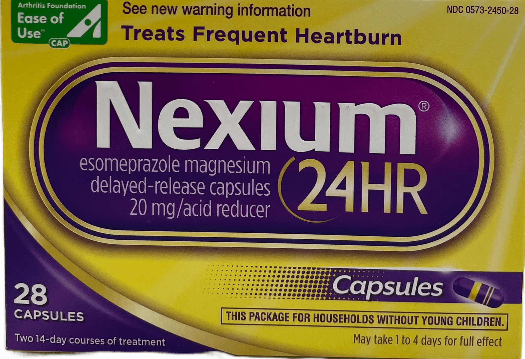 Nexium – 24HR 20 mg Delayed Release Heartburn Relief Capsules – 28 Ct