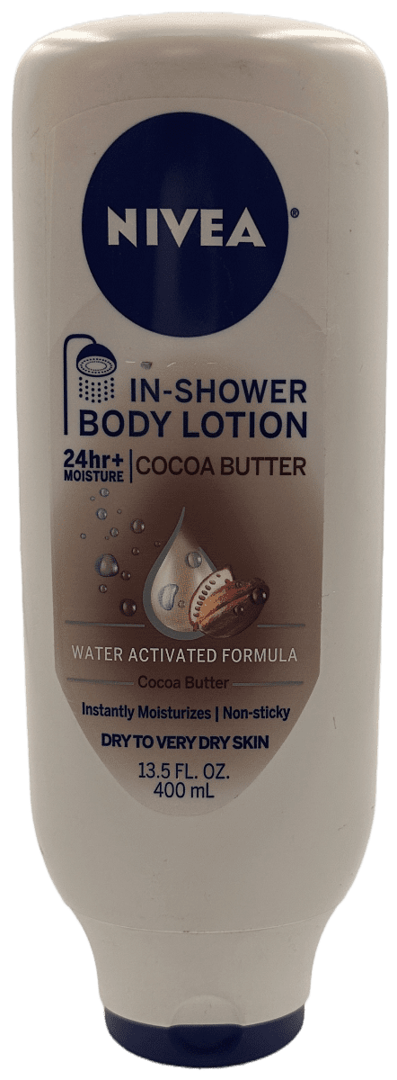 Nivea In-Shower Body Lotion – Cocoa Butter – 13.5 FL OZ