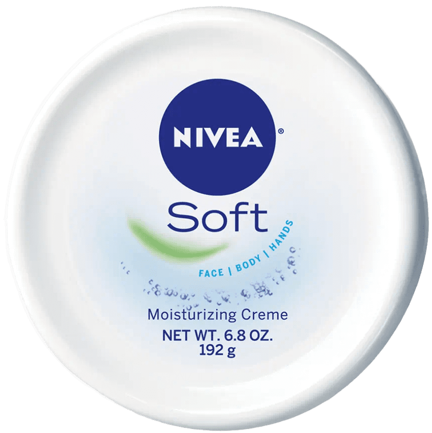 Nivea Soft Moisturizing Cream – with Jojoba Oil and Vitamin E – 6.8 OZ