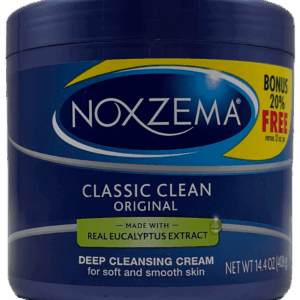 Noxzema Deep Cleansing Cream – Classic Clean Original – Real Eucalyptus Extract – 14.4 OZ