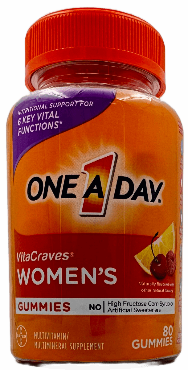 One A Day – Women’s Multivitamin Gummies – 80 Ct
