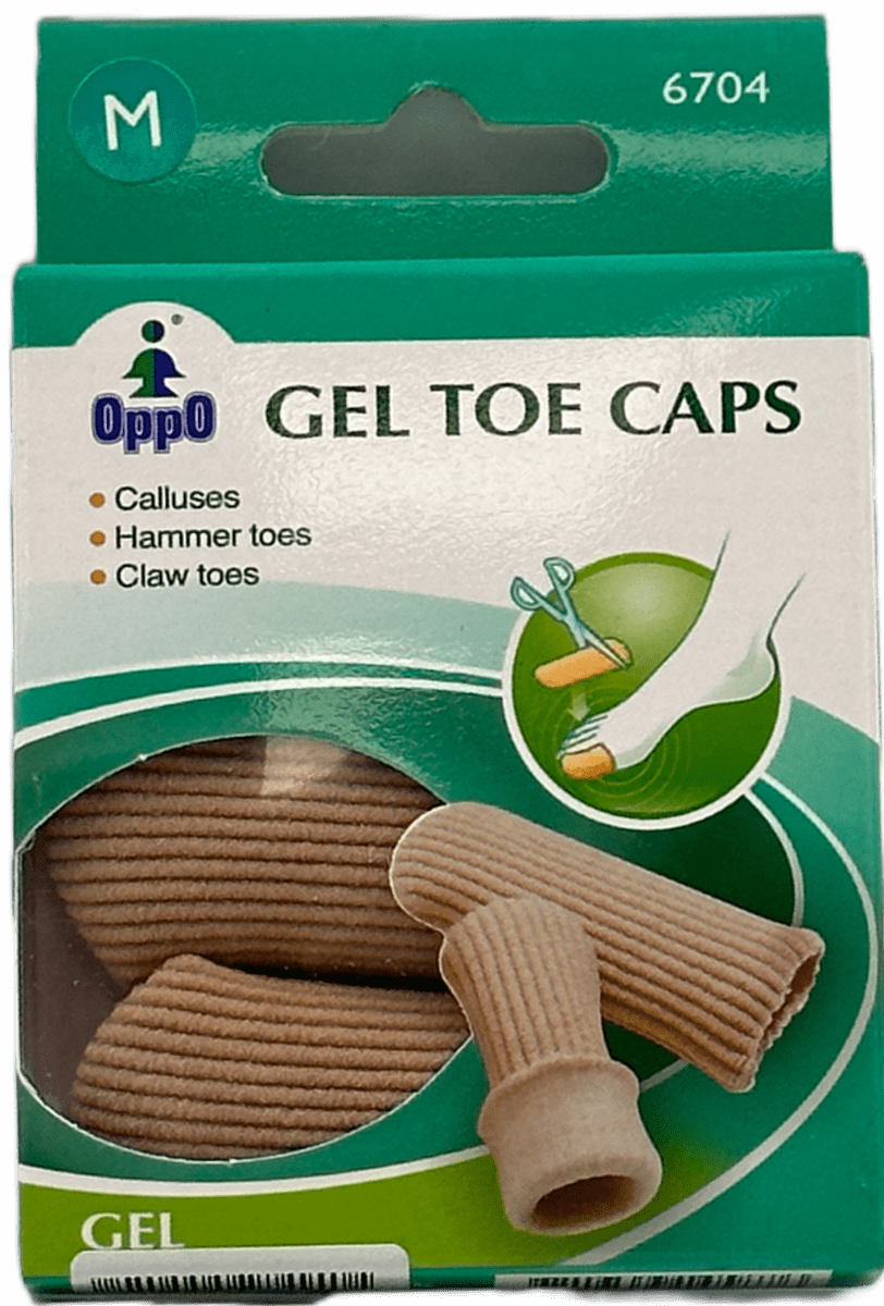 Oppo – Gel Toe Caps – M – 2 Pcs