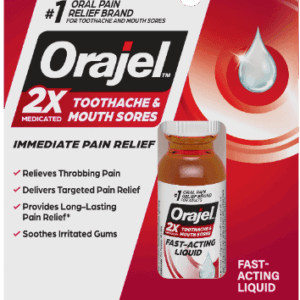 Orajel Toothache & Mouth Sores Pain Relief – 0.45 FL OZ