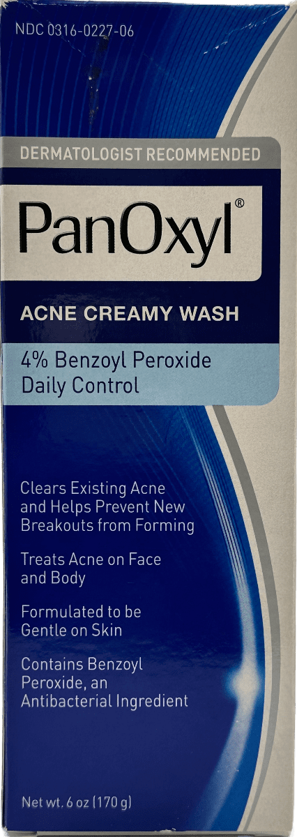 PanOxyl Acne Creamy Wash – 6 OZ