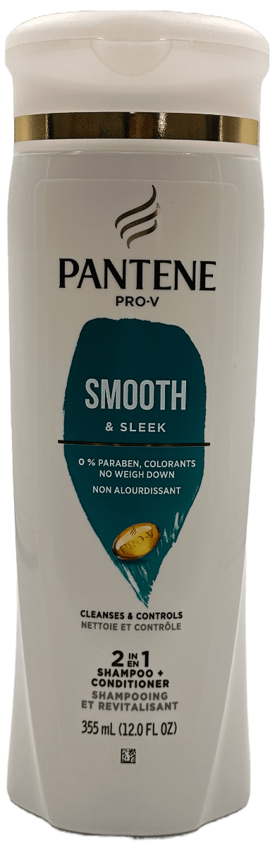 Pantene Pro V – Smooth & Sleek – 2 in 1 Shampoo + Conditioner – 12 FL OZ