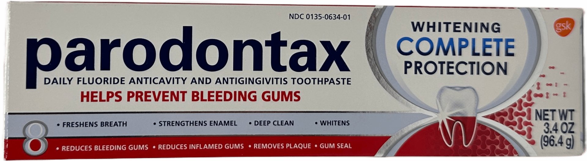 Parodontax – Anticavity and Antigingivitis Toothpaste for Bleeding Gums – 3.4 OZ