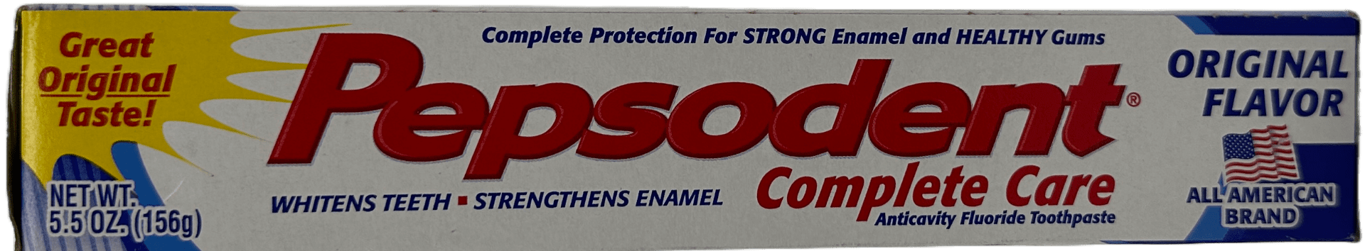 Pepsodent Complete Care Toothpaste – Original Flavor – 5.5 OZ