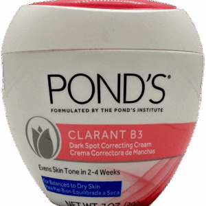 Pond’s Clarant B3 Dark Spot Correcting Cream – For Balanced To Dry Skin – 7 OZ
