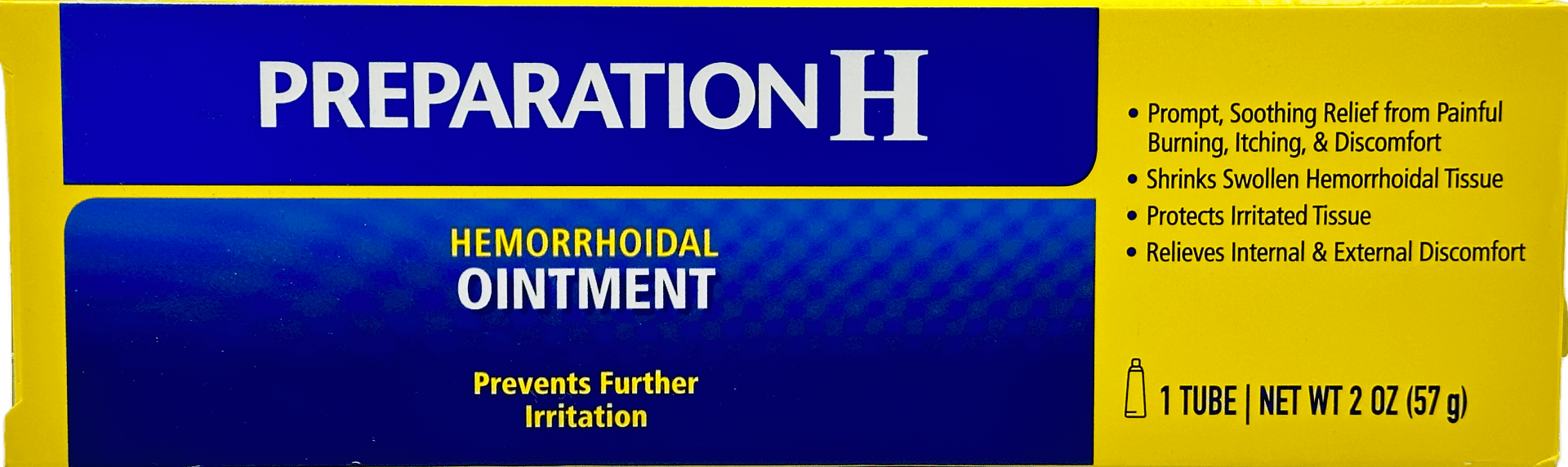 Preparation H – Hemorrhoidal Ointment – 2 OZ
