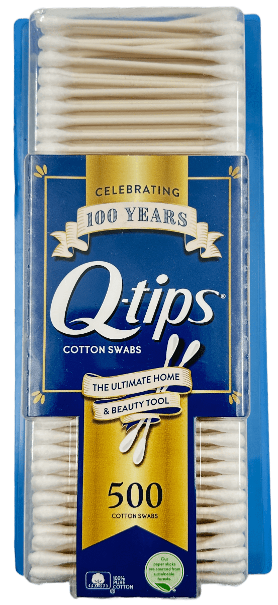 Q-tips Cotton Swabs – 500 Ct