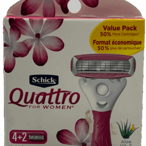 Schick – Quattro Razor – For Women – 4+2 Blades