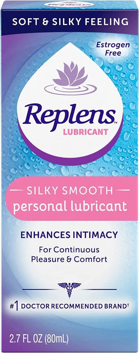 Replens Lubricant – Silky Smooth Personal Lubricant – 2.7 FL OZ