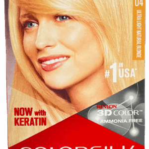 Revlon ColorSilk Beautiful Color – (04) Ultra Light Natural Blonde – 1 Application