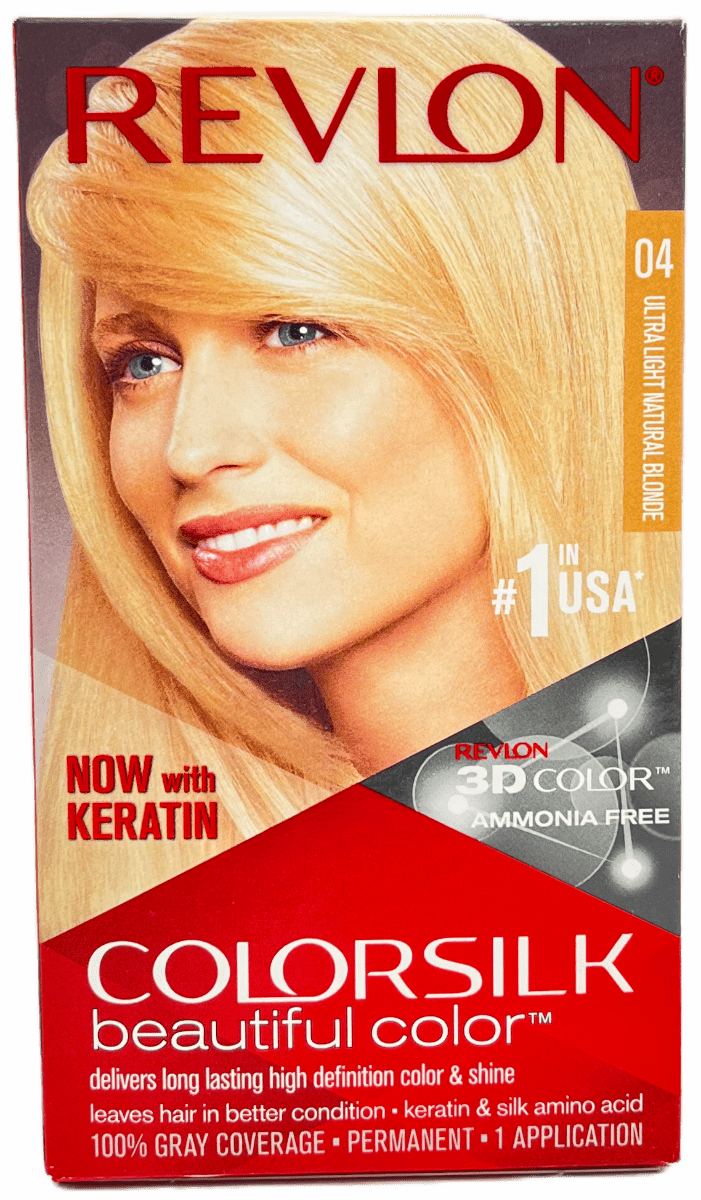 Revlon ColorSilk Beautiful Color – (04) Ultra Light Natural Blonde – 1 Application