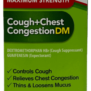Robitussin Cough + Chest Congestion DM Syrup – 8 FL OZ