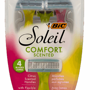Soleil Comfort – Citrus Scented – 3 Razors