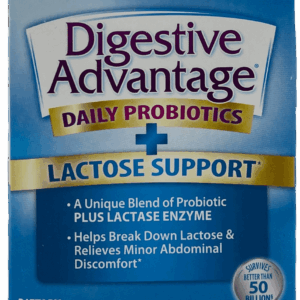 Schiff – Digestive Advantage – Daily Probiotics + Lactose Support Capsules – 32 Ct