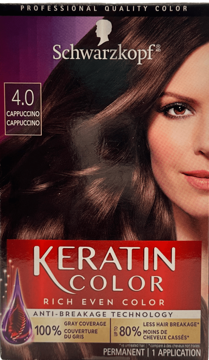 Schwarzkopf Keratin Color – 4.0 Cappuccino