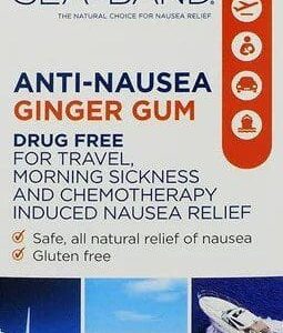 Sea Band – Anti-Nausea Ginger Gum – 24 Pieces