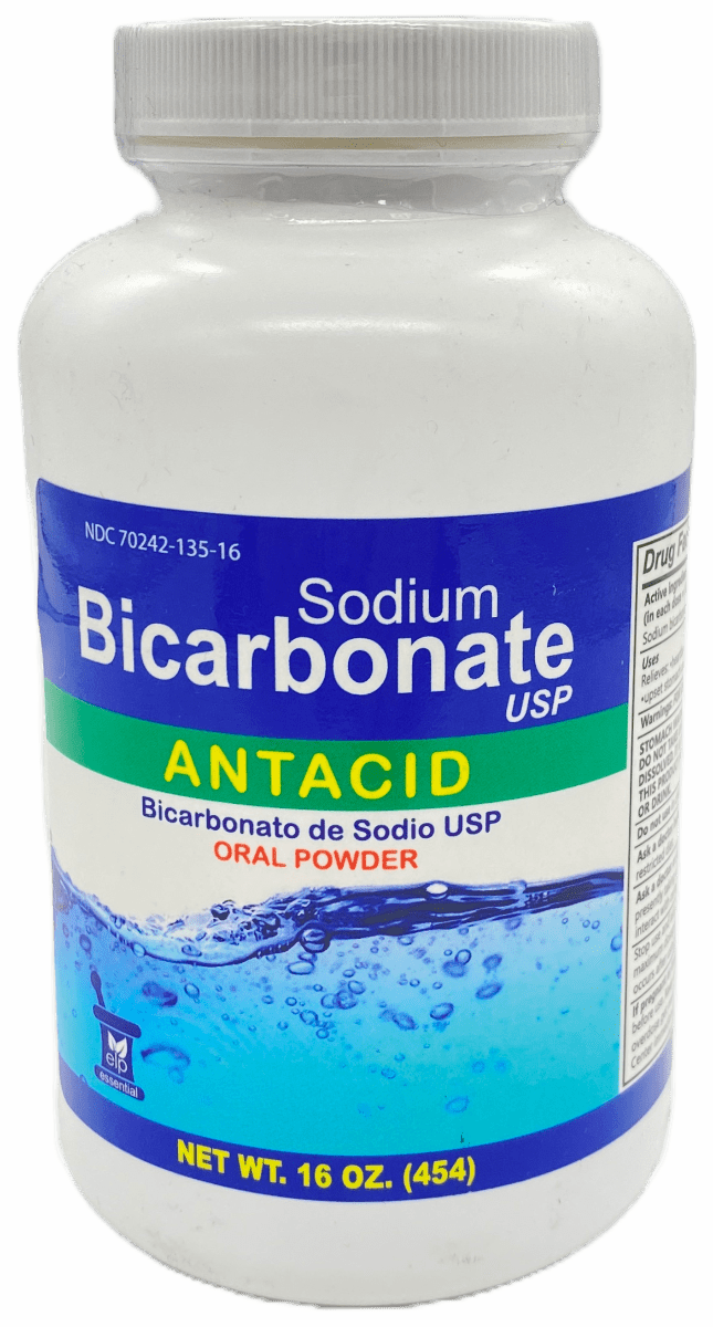 Elp Essential – Sodium Bicarbonate Antacid Oral Powder – 16 OZ