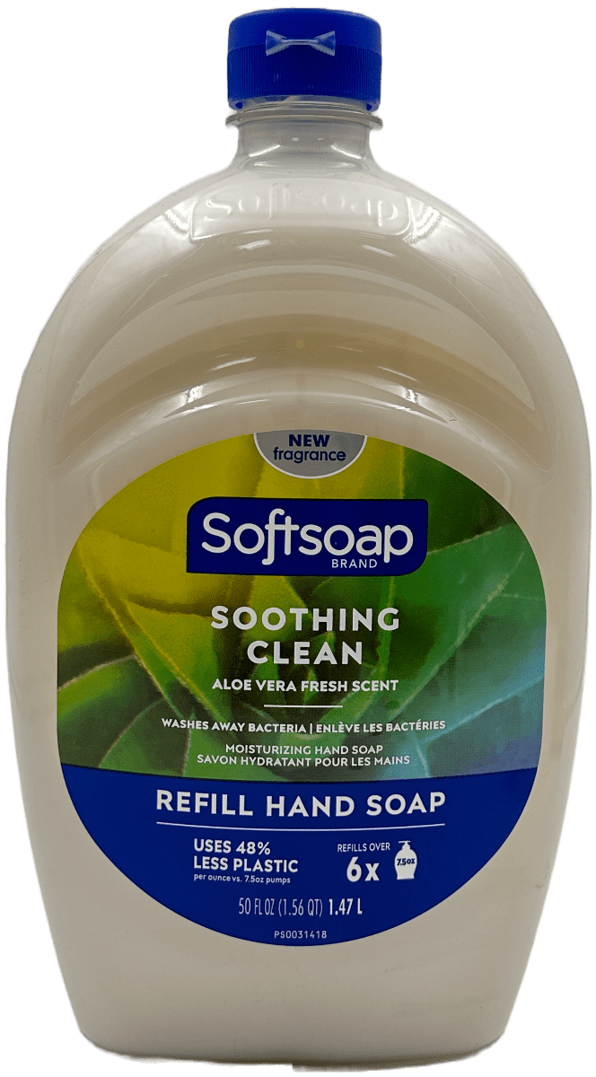 Softsoap – Soothing Clean Refill Hand Soap – Aloe Vera – 50 Fl Oz