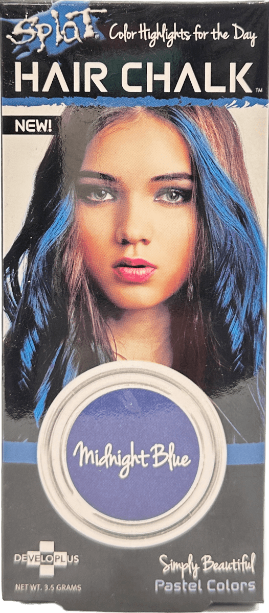 Splat Hair Chalk – Midnight Blue – 3.5 Grams