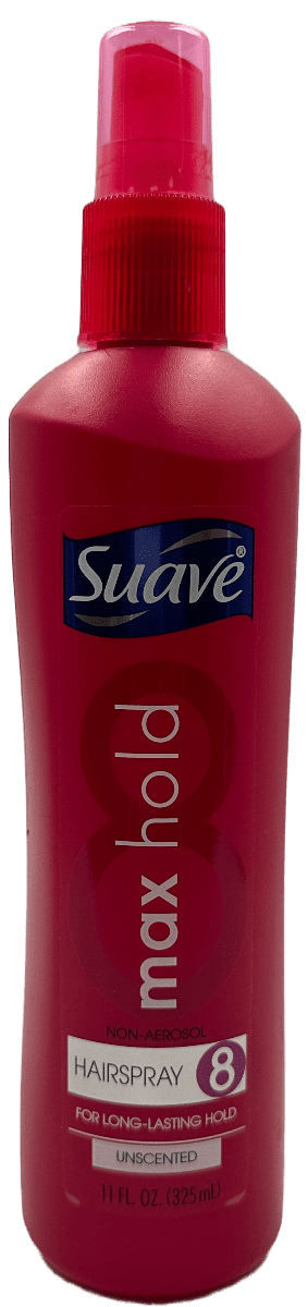 Suave Max Hold Hairspray – Unscented – 11 FL OZ
