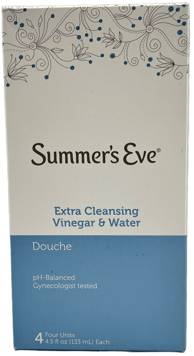 Summer’s Eve – Extra Cleansing Vinegar & Water Douche – 4 Ct