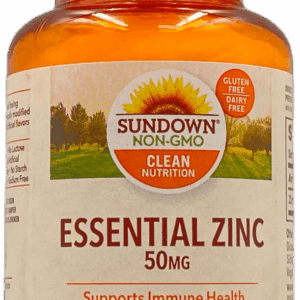 Sundown – Essential Zinc 50 mg Caplets – 100 Ct