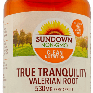 Sundown – True Tranquility Valerian Root 530 mg Capsules – 100 Ct