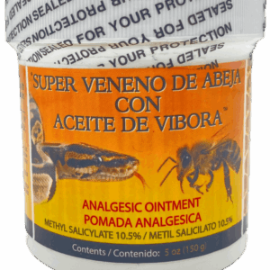 Super Veneno De Abeja Con Aceite De Vibora – Analgesic Ointment – 5 OZ
