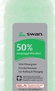 Swan – 50% Isopropyl Alcohol – 16 FL OZ