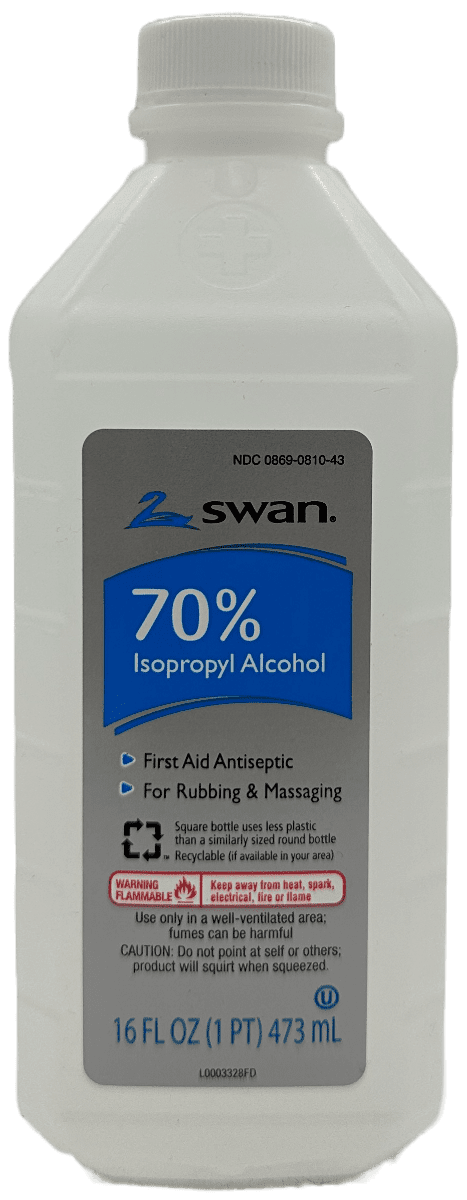 Swan 70% Isopropyl Alcohol – 16 FL OZ