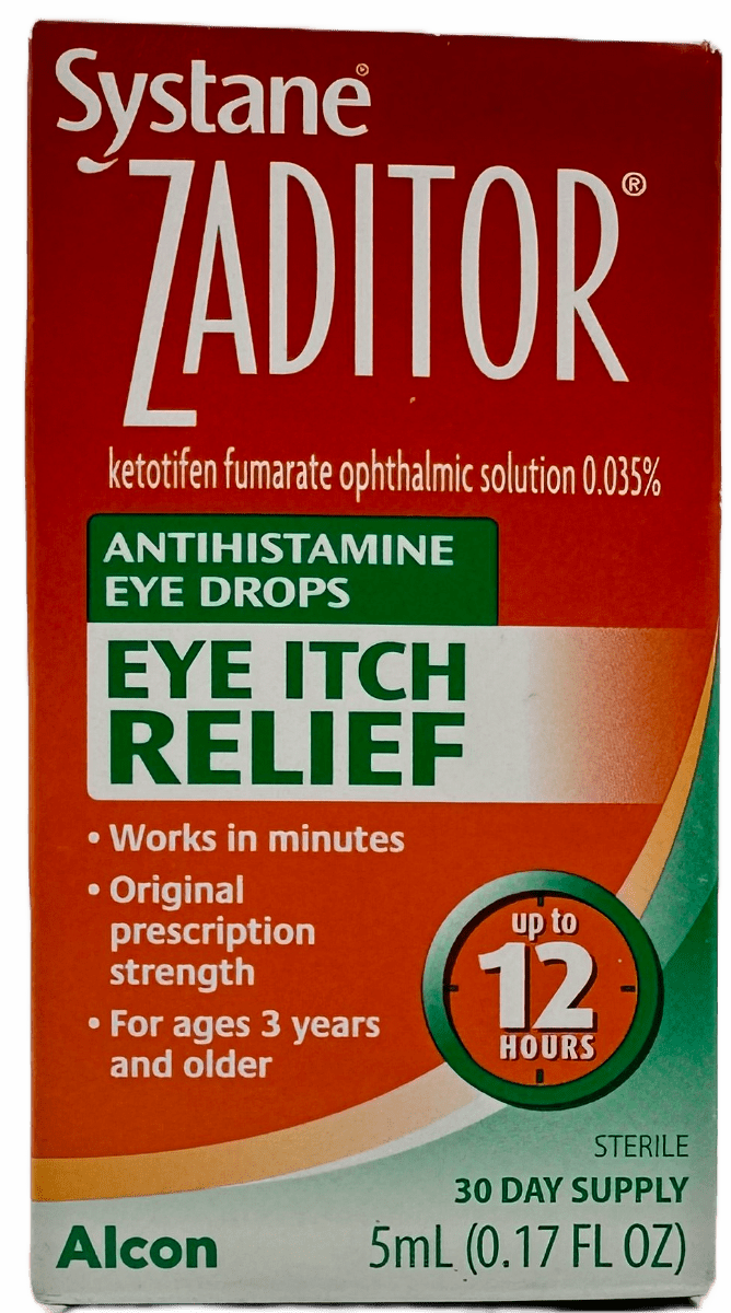 Systane Zaditor Antihistamine Eye Drops – Eye Itch Relief – 5 mL