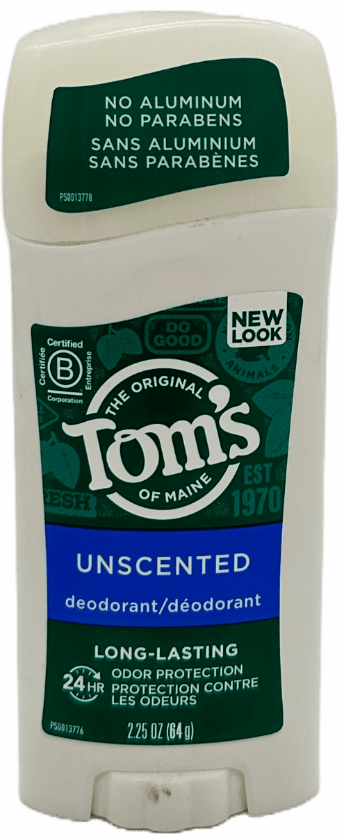Tom’s of Maine – Unscented Deodorant – 2.25 OZ