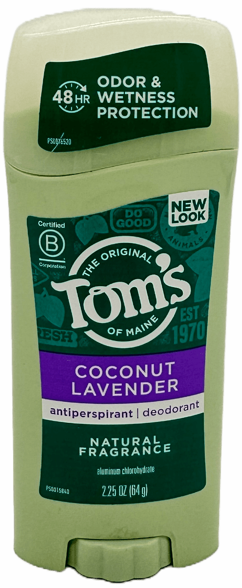 Tom’s of Maine Antiperspirant Deodorant – Coconut Lavender – 2.25 OZ