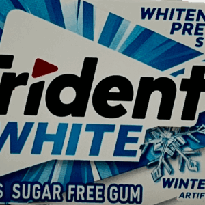 Trident White – Wintergreen Flavor – Sugar Free Gum – 16 Pieces