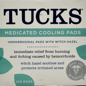Tucks Medicated Cooling Hemorrhoid Pads – 100 Ct