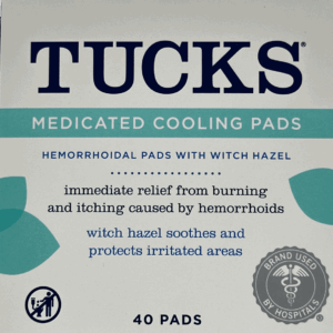 Tucks Medicated Cooling Pads – 40 pads