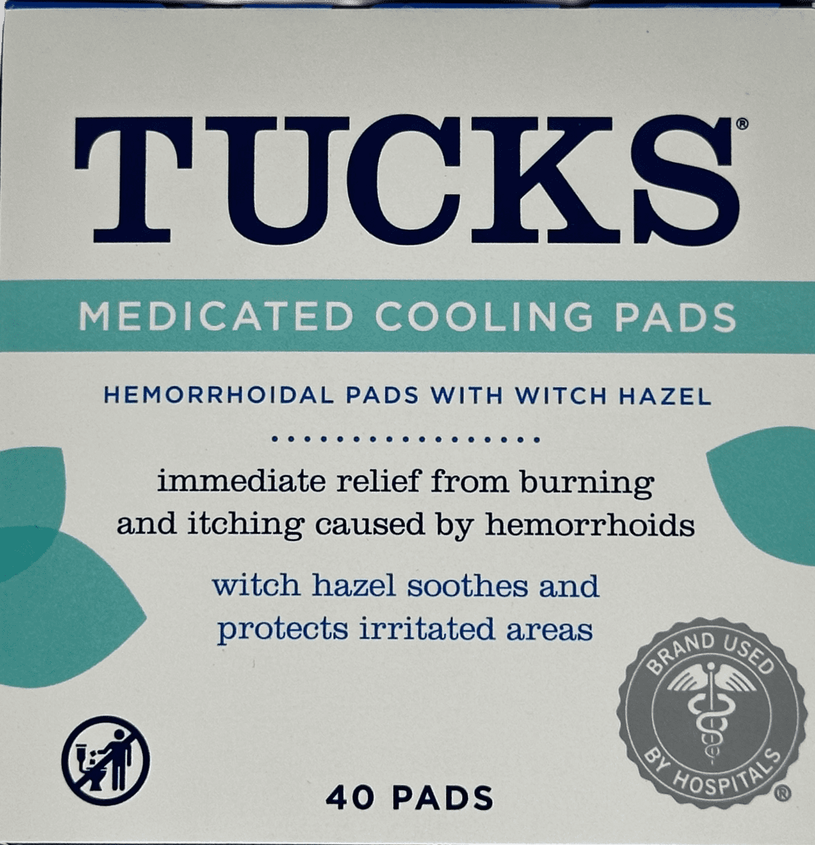 Tucks Medicated Cooling Pads – 40 pads