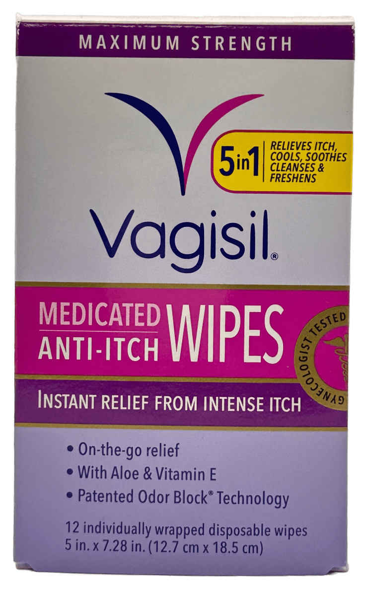 Vagisil Anti-Itch Wipes – 12 wipes