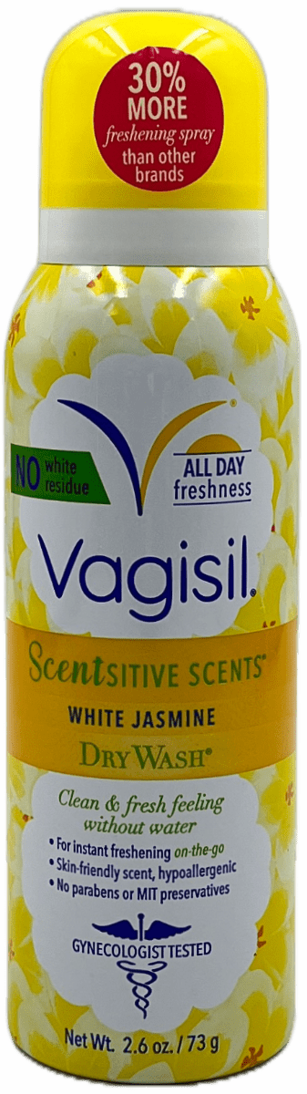 Vagisil Scentsitive Scents Dry Wash – white Jasmine – 2.6 OZ