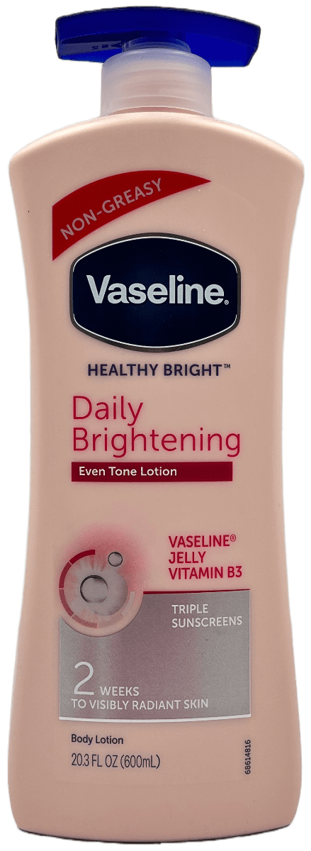 Vaseline Daily Brightening – Body Lotion – 20.3 FL OZ