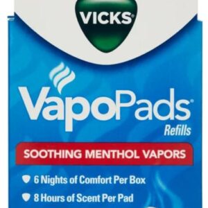 Vicks – VapoPads Refills – Soothing Menthol Vapors – 6 Scent Pads