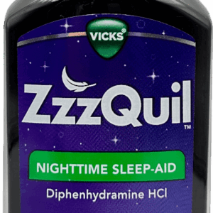 Vicks ZzzQuil Nighttime Sleep-Aid Liquid – Warming Berry Flavor – 12 FL OZ