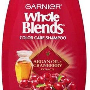 Garnier Whole Blends Shampoo – Color Care Shampoo – Argon Oil & Cranberry Extracts – 12.5 OZ
