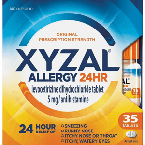 XYZAL Allergy 24HR – 35 Tablets